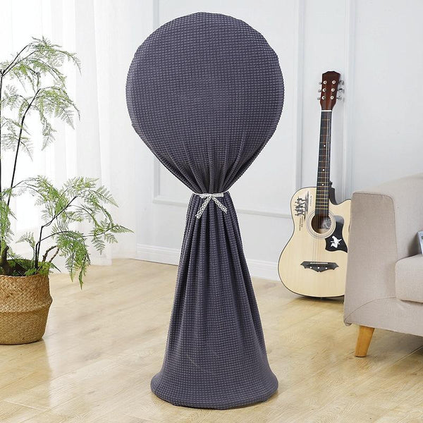 Round Elasticity Fan Dust Cover Household Use Fabric Fan Protective Cover, Size: 110x45cm(Gray)