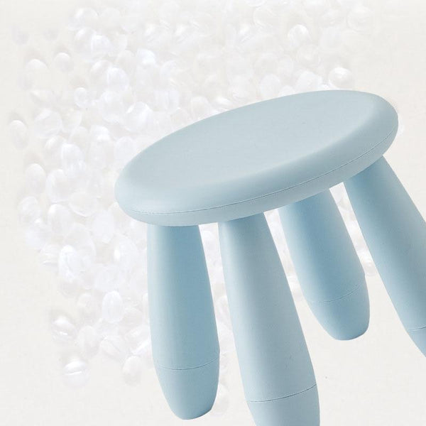 Colorful Children Stool Chair Baby Stool Plastic Kindergarten Stool(Light blue)