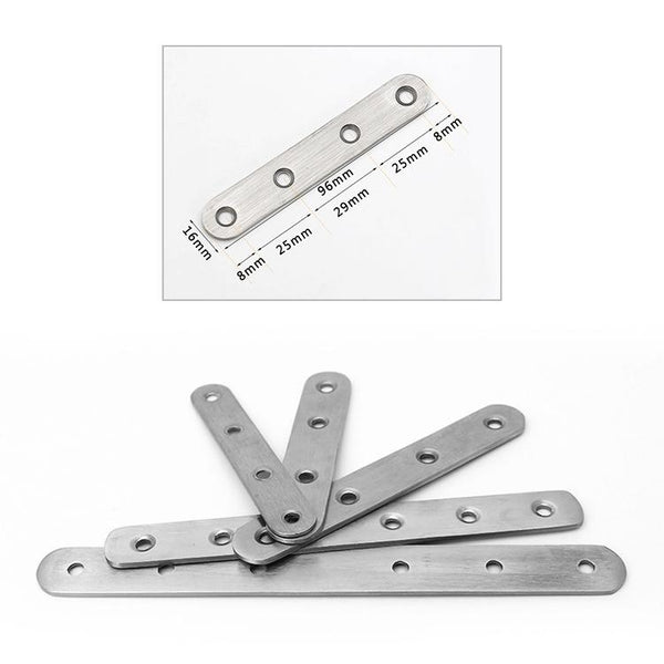 30 PCS Stainless Steel Connection Code Straight Connecting Piece, Number: 5