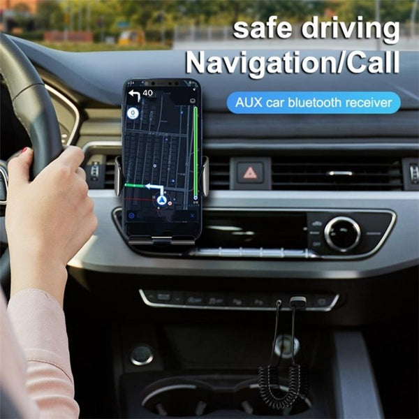 M01 Car Bluetooth Receiver Hands-Free Call  3.5mm AUX Stereo Car Wireless Adapter