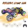 MoFun JC03P 2.4G Remote Control Six-wheeled Stunt Car, Specifications:Dual RC(Red)