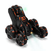 MoFun Five-wheeled Stunt Car 360-degree Swing Arm 2.4G Multifunctional RC Car, specifications:Single control(Black)