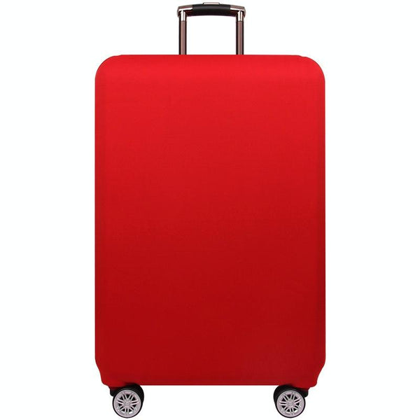 Thickened Wear-resistant Stretch Luggage Dust-proof Protective Cover, Size: S(Red)