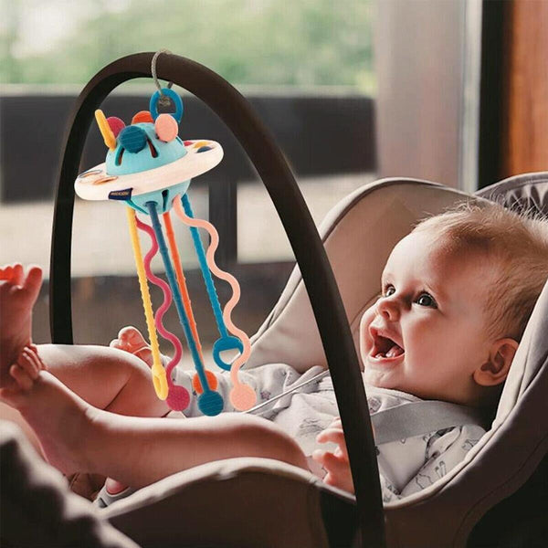 Baby Puzzle Fun Finger Pumping Toys Enlightenment Early Teaching Toys, Style: Flying Sword (White)