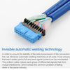 50CM USB3.0 Rear PCI Baffle Line Full Height Chassis DIY With Ear 20pin Transfer Cable(Black)