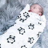 Cartoon Baby Soft Gauze Quilt Swaddle Cotton Bath Towel 117 X 117cm, Style: Color Stars