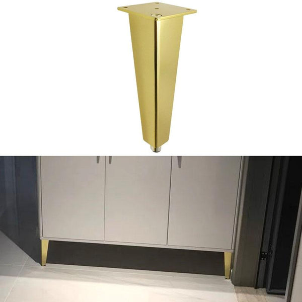 Adjustable All Aluminium Furniture Stand Legs, Height: 27cm(Gold)