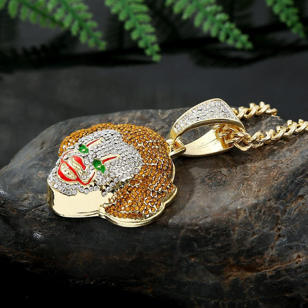 N2106-18 Clown  Exaggerated Hip Hop Style Necklace Collarbone Chains