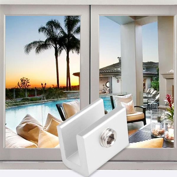 Child Safety Protection Screen Window Limiter Sliding Door Latch With Key, Model: Ordinary Model+Straight Key