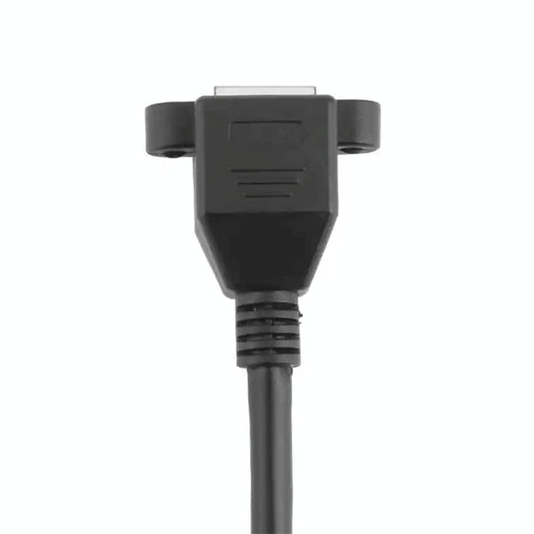 RJ45 Female to Male Cat Network Extension Cable, Length: 1.5m(Black)