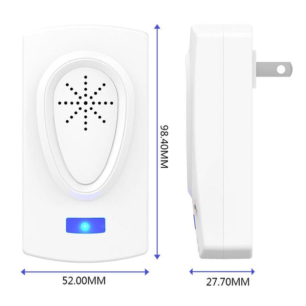 Ultrasound Mouse Cockroach Pest Repeller Device Insect Rats Spiders Mosquito Killer Pest Control Household Pest Rejecter(EU Plug)