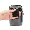 Denim Casual Waist Bag Crossbody Shoulder Bag(Grey)