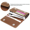 5.5-6.7 inch Universal Multifunctional Horizontal Magnetic Flip Cover PU Phone Waist Bag(Black)