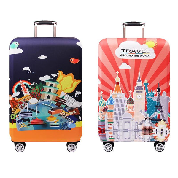 Dust-proof Wear-resistant Luggage Compartment Protective Cover, Size: L(World Interest)