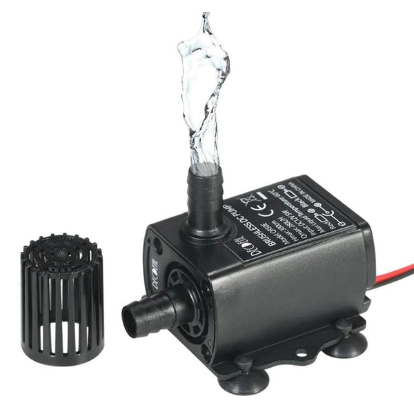 DC12V Solar Micro Brushless Cold Water Circulating Fountain Water Pump, Model: QR50E