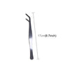 4pcs Stainless Steel Plants Cleaner Tool Crooked Tweezer Plants Cleaning Tool Aquarium Maintenance Tools Marine Aquarium Live Plants Tweezers,Length:17cm