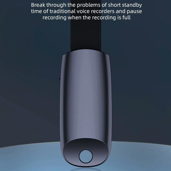 JNN S26 Smart Digital Noise Canceling Voice Recorder with Lanyard, Capacity:16GB(Black)