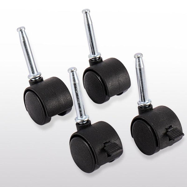 10pcs Swivel Furniture Casters Office Chair Baby Crib Sofa Wheel, Spec: 2 Inch With Brake