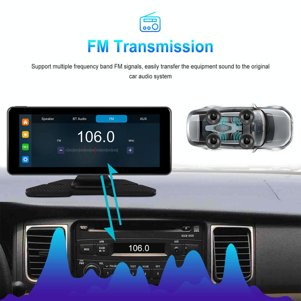 6.86 Inch 4KDVR Smart Screen Player, Specification: Standard+64G Memory Card