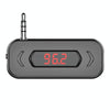 Doosl DSER116 Multifunctional Car FM Transmitter Wireless Music Receiver with 3.5mm Jack & LCD Display, Support Hands-free Call(Black)