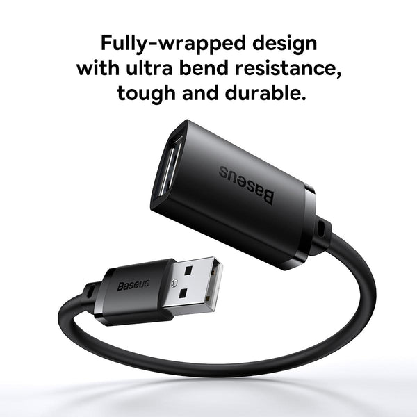 Baseus AirJoy Series USB 2.0 480Mbps Fast Speed Extension Cable, Cable Length:0.5m