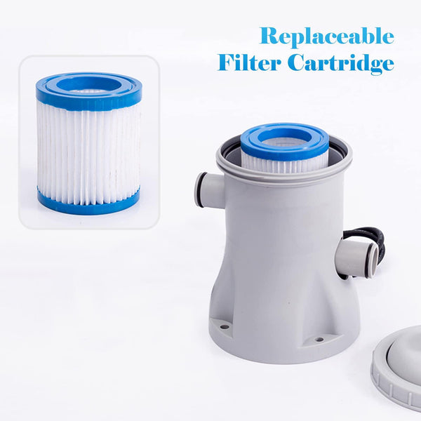 JY-051 110V-240V 330 Gallon Swimming Pool Filter Pump Pool Circulating Cleaner, Spec: UK Plug