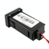 Car QC3.0 Fast Charge USB Interface Modification Charger for Toyota, Fuse to Take Power(Green Light)