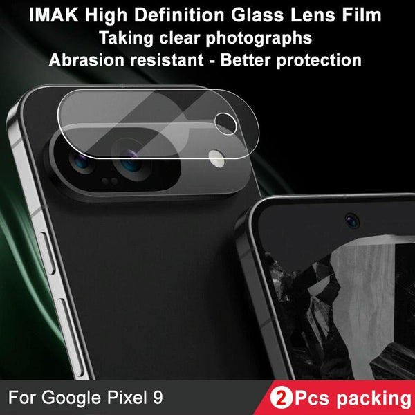 For Google Pixel 9 2pcs/Set imak HD Glass Rear Camera Lens Film