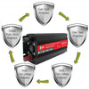 Gurxun 8000W High Power Household Car Sine Wave Inverter, Specification: 60V To 220V