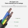 1.5m AC 3 Prong PC Power Extension Cord/Cable