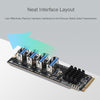 Waveshare 23316 M.2 to PCIe 4-Ch Expander, Using With PCIe X1 to PCIe X16