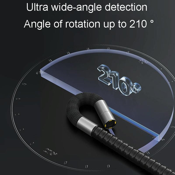 Teslong TD500 HD 5 Inch Large Screen 360 Degree Dual Steering Borescope Industrial Components Overhaul