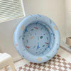 Baby Swimming Round Pool Summer Kids Water Toys Inflatable Bath Tub, Size: NO.150(Blue Dinosaur)