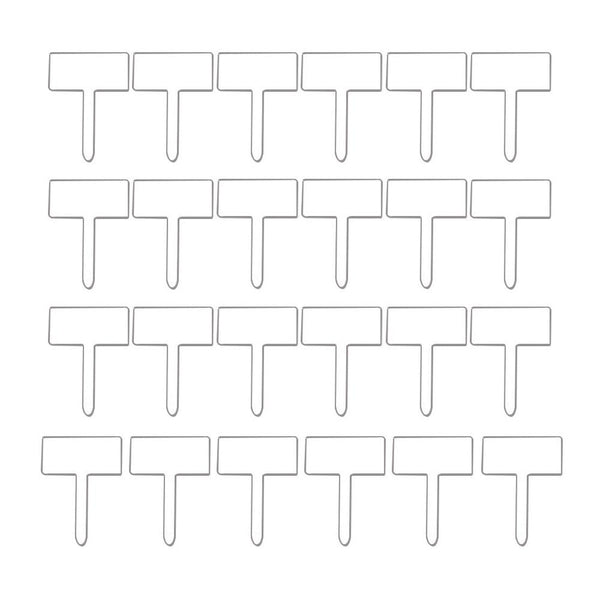 24pcs / Box Acrylic Plant Label Nameplate Potted Plant Sign Holder