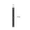 For Garmin Fenix5/Forerunner935/Garmin Approach S60 3-Beads Stainless Steel Metal Quick Release Watch Band(black)