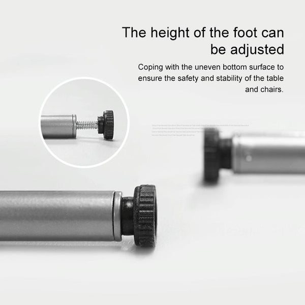 80 PCS M8 20mm Adjustable Support Plastic Chassis Metal Screw Furniture Mat (30mm)