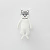 Punch-Free Cartoon Animal Hooks Wall-Mounted Seamless Wall Refrigerator Door Decorative Hooks(Dog)