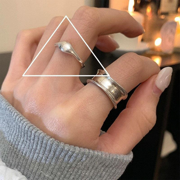 Happy Smiley Face Love Wear Combination Ring, Color: J3610