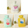 Cartoon Velvet Cover Thickened Explosion-Proof PVC Water-Filled Hot Water Bag, Color: 1000ML Milky White