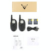 1 Pair RETEVIS RT35 0.5W US Frequency 462.550-467.7125MHz 22CH Handheld Children Walkie Talkie(Black)