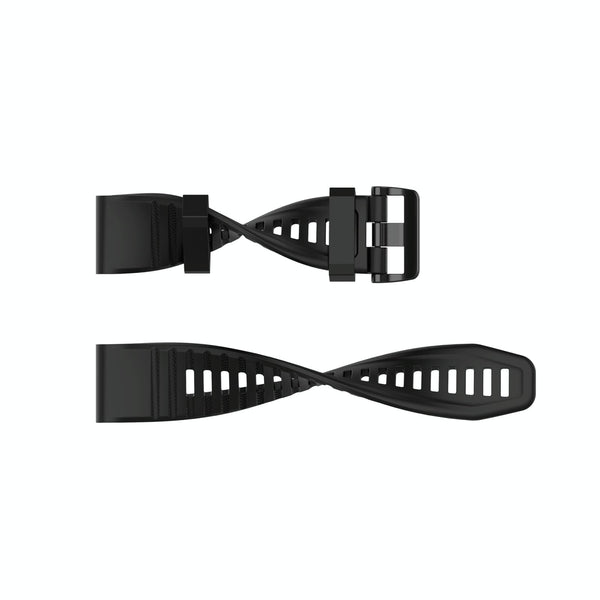 For Garmin Fenix 6 Pro GPS Silicone Watch Band(Black)