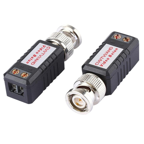 2x HD-CVI/TVI/AHD Video Balun Passive Transmitter 720p/1080p CCTV 300m