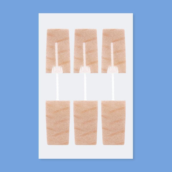 Non-woven Elastic Tape Bandage Patch Two Way Zipper Skin Latch Pull Tight Self-Adhesive Bandage Patch, Color: Skin Color 3 Buckles