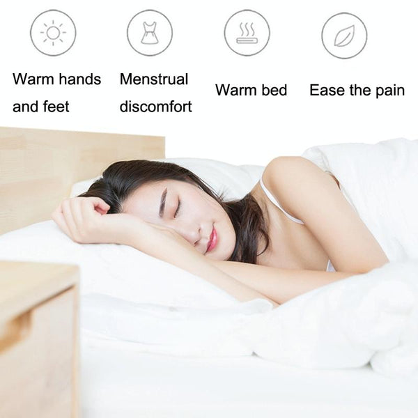 Silicone Microwave Oven Heating Water Injection Hand Bag, Color: Brown