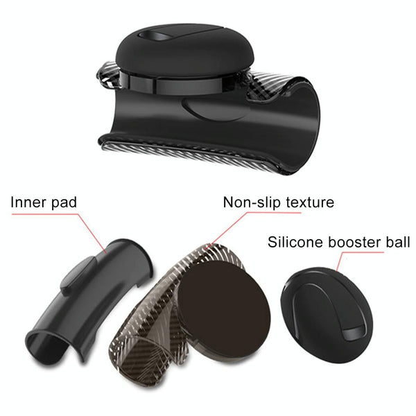 3R-2151 Car Auto Universal Steering Wheel Spinner Knob Auxiliary Booster Aid Control Handle Car Steering Wheel Booster Wheel Strengthener Auto Spinner Knob Ball(Blue)