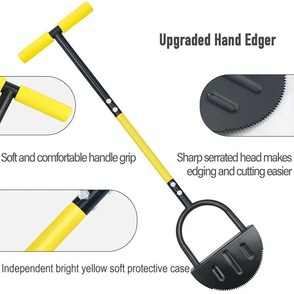 Outdoor Patio Manual Edging Shovel Household Gardening Lawn Edging Tool, Style: Sharpened V Edge