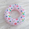 Ice Cream Pattern Inflatable Swimming Ring Thickening Water Ring Lifesaving Ring Suitable for Children Aged 5-9, Size: 70cm (Pink)