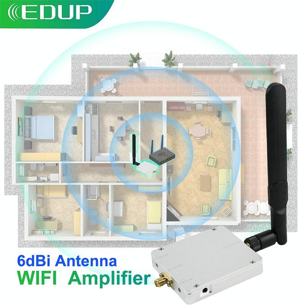 EDUP EP-AB015 4W 2.4GHz/5.8GHz Dual Band Wireless Signal Booster WiFi Amplifier