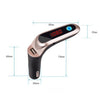 S7 Smart Digital Display Music Player Calling Car Charger, Color: Silver