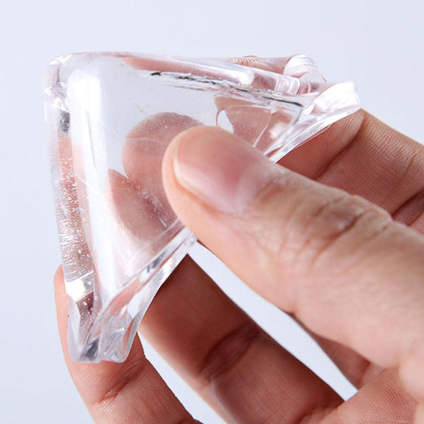4 PCS Transparent Washing Machine Silicone Pad Anti Vibration Non-Slip Mat Shock Absorbing Pad(70x70mm)